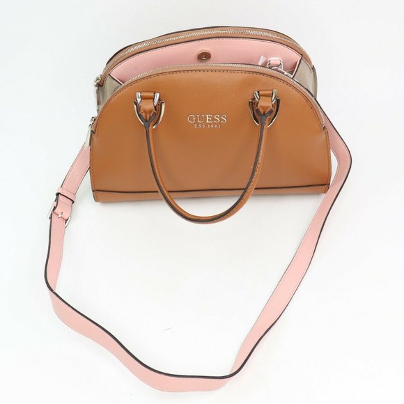 Guess Sherol Cali Satchel (Cognac Color) - Picture 3 of 11